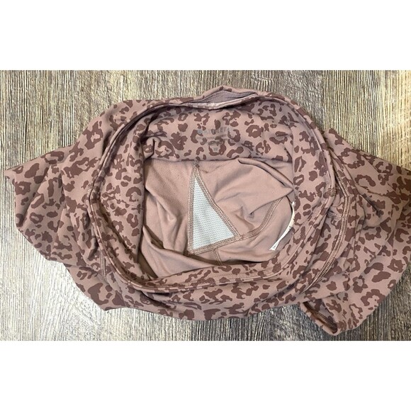 Athleta Elation Ultra High Rise Tight Leopard Mauve Pink Medium Leggings Yoga - Picture 4 of 12